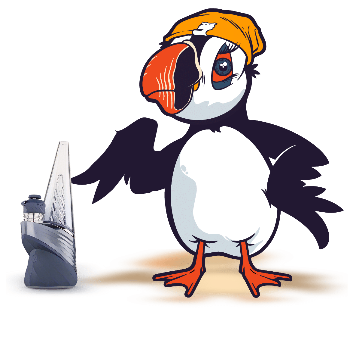 Piper Puffin Pointing Down
